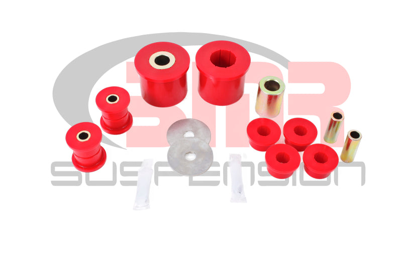 BMR 2008-2009 Pontiac G8 Rear Suspension Bushing Kit (BK004 BK005 BK006) - Black/Red