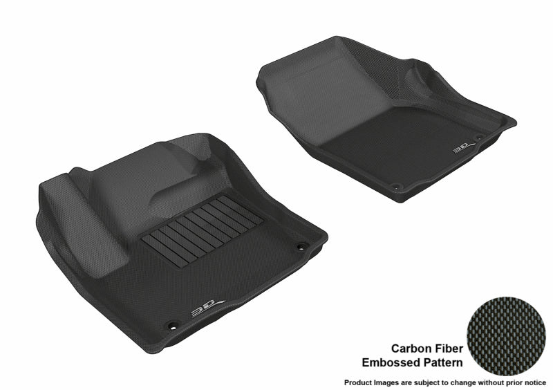 3D MAXpider Kagu Front Floor Mats for 2012-2020 Land Rover Range Rover Evoque