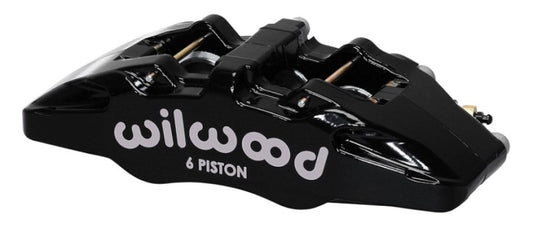 Wilwood Caliper-Forged Dynapro 6 5.25in Mount-L/H 1.62/1.38in/1.38in Pistons .81in Disc - #120-13429-BK