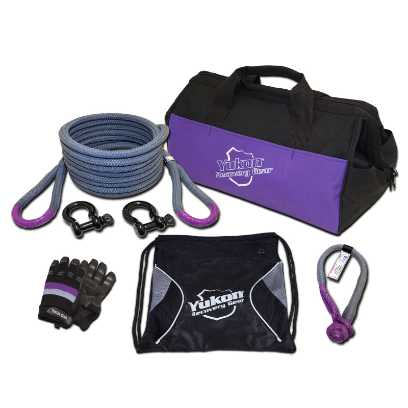 Yukon Gear & Axle YRGKIT-1 Recovery Gear Kit with 7/8in Kinetic Rope
