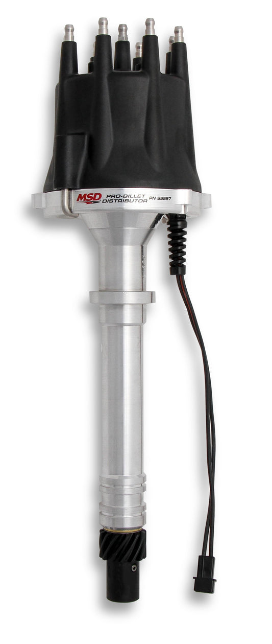 MSD 85557 for Chevy V8 Pro-Billet Distributor w/Black Cap