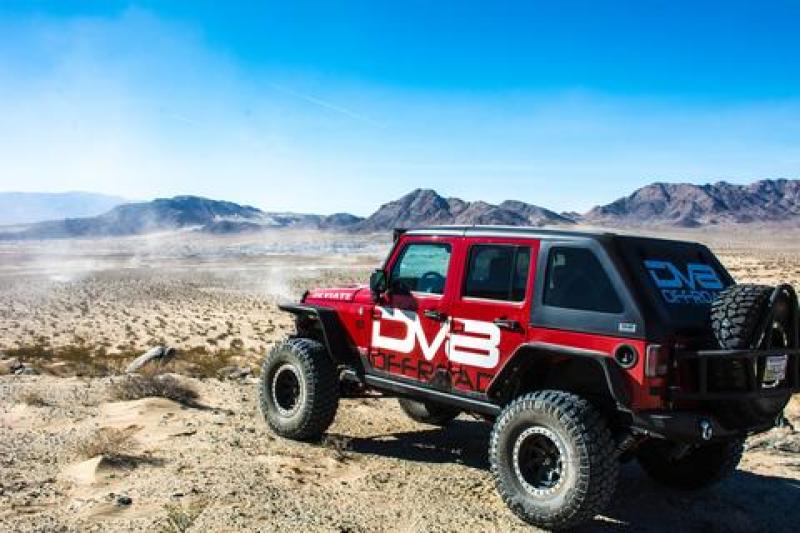 DV8 Offroad 07-18 Jeep Wrangler JK Front & Rear Flat Tube Fenders - #FENDB-02