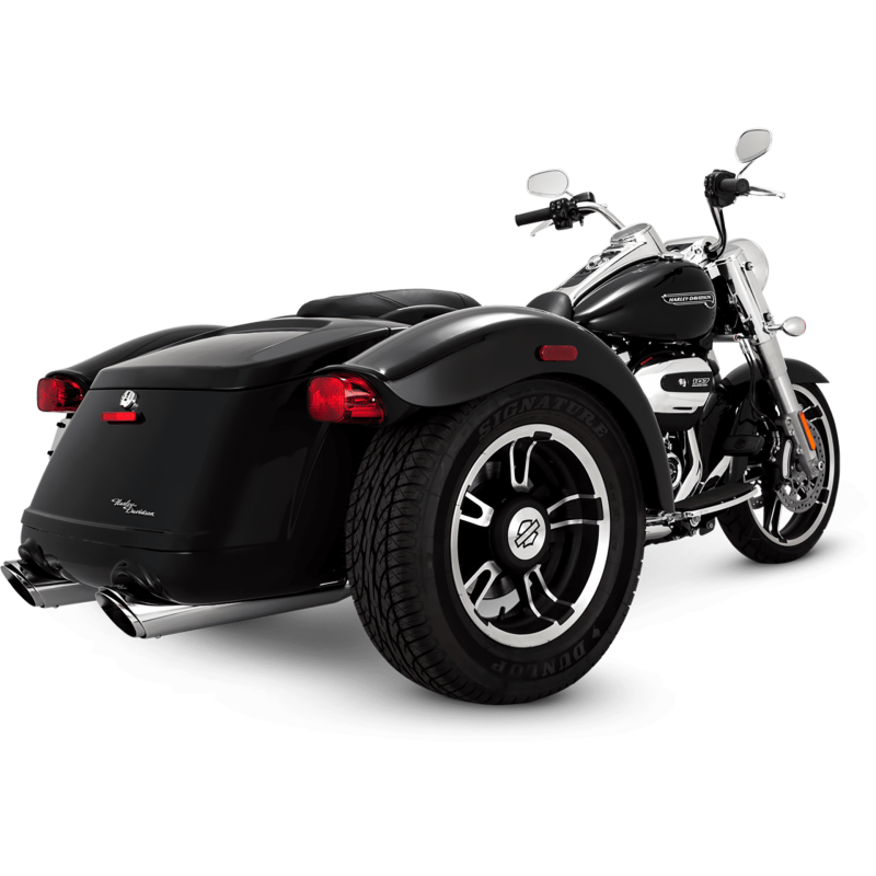 Vance & Hines 16798 Twin Slash Slip-Ons Chrome for 2015-2016 Harley-Davidson Trike