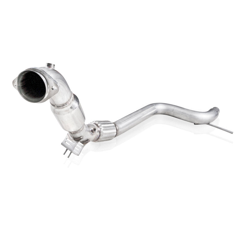 Stainless Works for 2015-2023 Ford Mustang EcoBoost Downpipe 3in High-Flow Cats Factory Connect