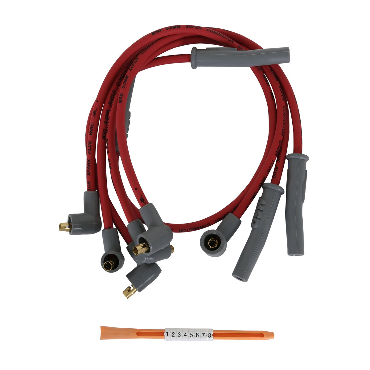 MSD 31949 Super Conductor Spark Plug Wire Set, 4 Cyl., 22R