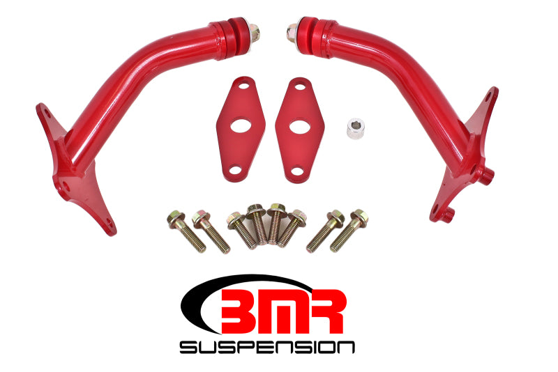 BMR 2016-2024 6th Gen Camaro Motor Mount Kit with Integrated Stands (Polyurethane) - Red