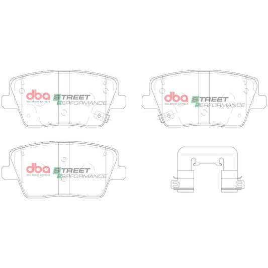 DBA 22-23 Hyundai Veloster/Veloster N Rear SP Performance Brake Pads