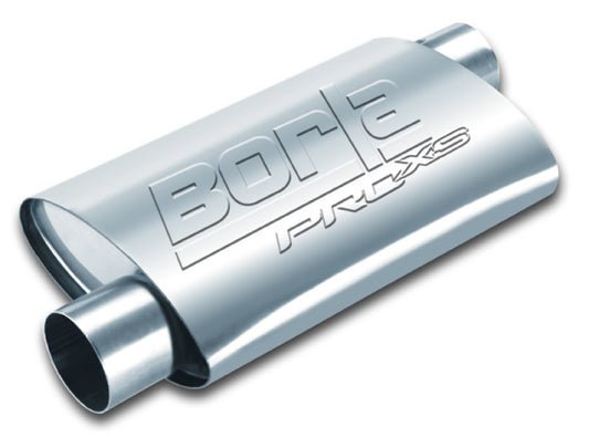 Borla 40346 Pro-XS 2in Tubing 14in x 4in x 9.5in Oval Offset/Offset Muffler - #40346