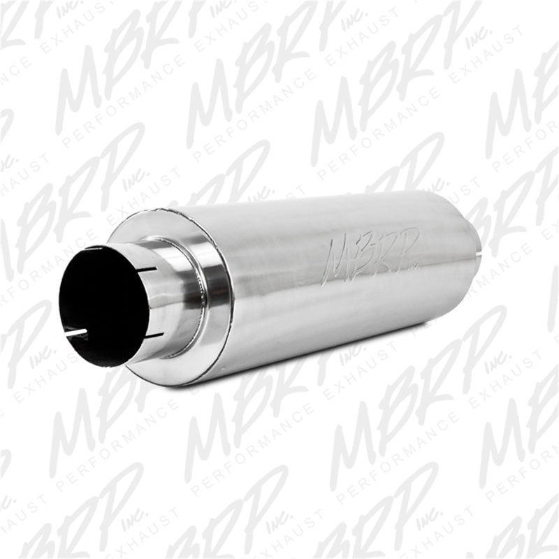 MBRP M2220S Universal Muffler - 5" in/out, 8" body, 31" overall, Quiet Tone | T409 Stainless