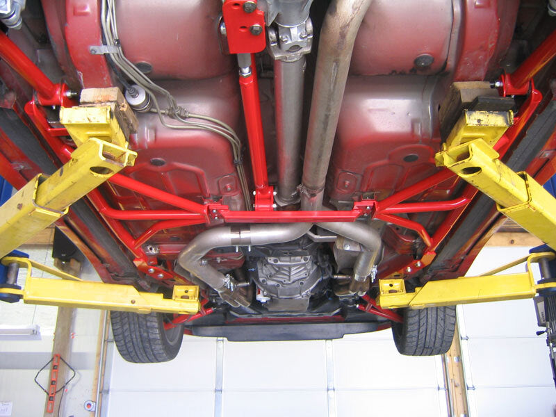 UMI Performance 2004-B 3-Point Subframe Connectors Bolt-In Black