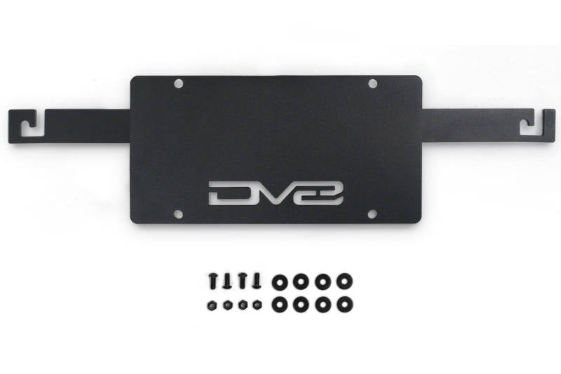 DV8 Offroad 21-23 Ford Bronco Capable Bumper Front License Plate Mount - #LPBR-04