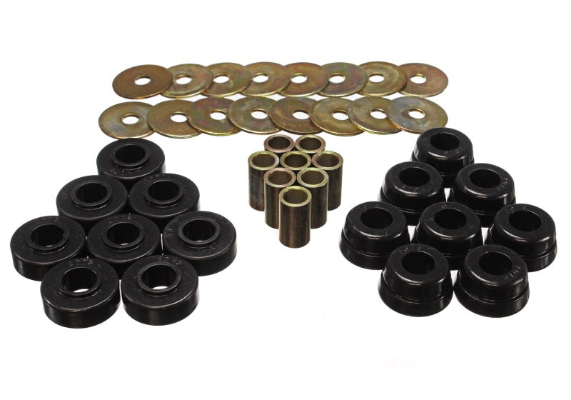 Energy Suspension for GM Body Mount Set W/Hardware - Black 3.4126G