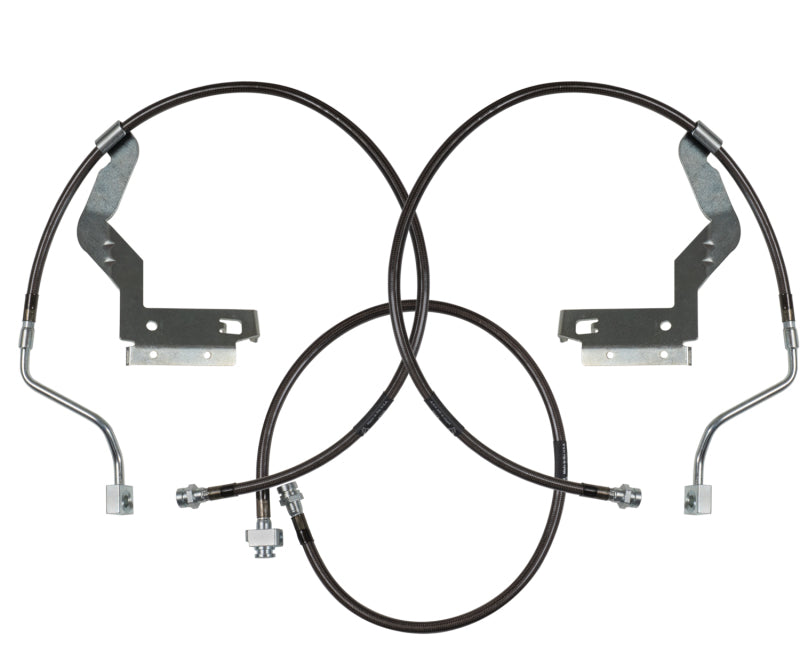 Carli Suspension CS-FORDBBL-11 Stainless Steel Extended Brake Lines for 2011-2016 Ford F-250 / F-350 Super Duty 4x4