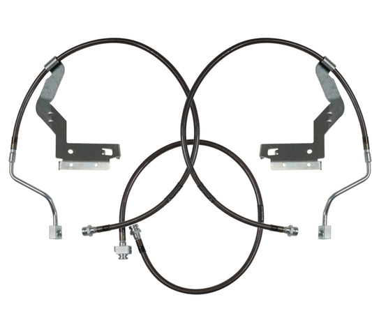 Carli Suspension CS-FORDBBL-11 Stainless Steel Extended Brake Lines for 2011-2016 Ford F-250 / F-350 Super Duty 4x4