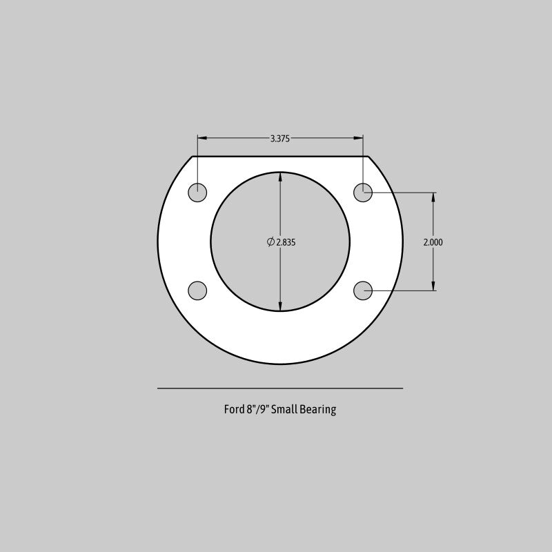 Baer Brakes Rear Ends w/ Ford 8/9in Small Bearing Housing Ends 13in Pro+ Rear SDZ Brake Kit - Silver