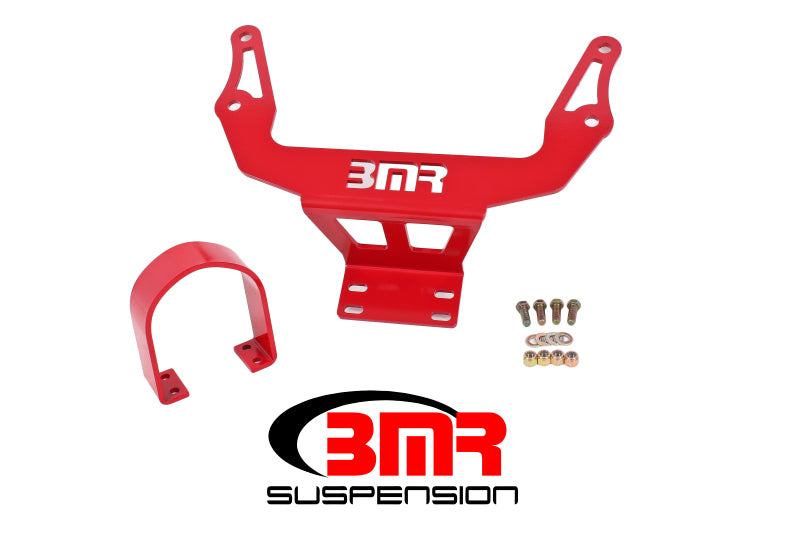 BMR 2008-2017 Challenger Front Driveshaft Safety Loop - Red