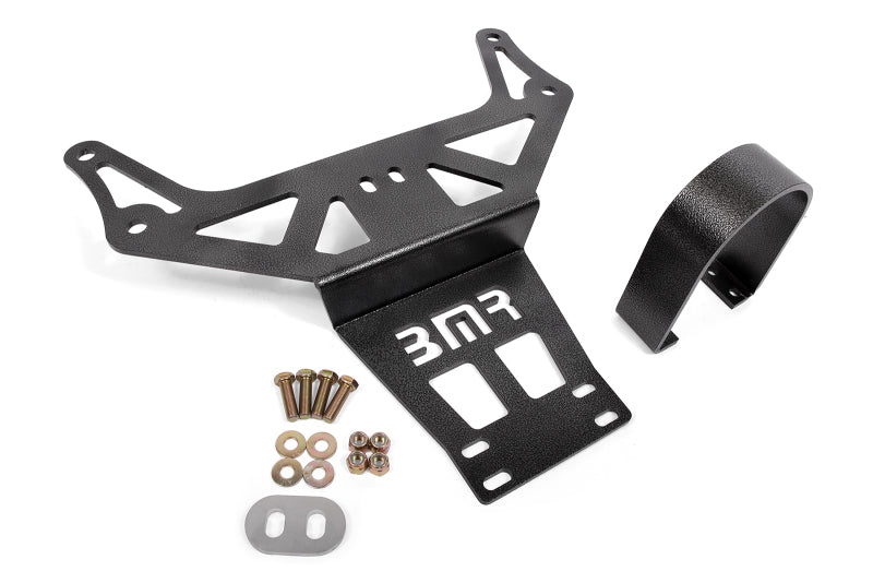 BMR 2015-2023 Dodge Challenger (Auto Trans) Hellcat/Demon Driveshaft Safety Loop - Black Hammertone