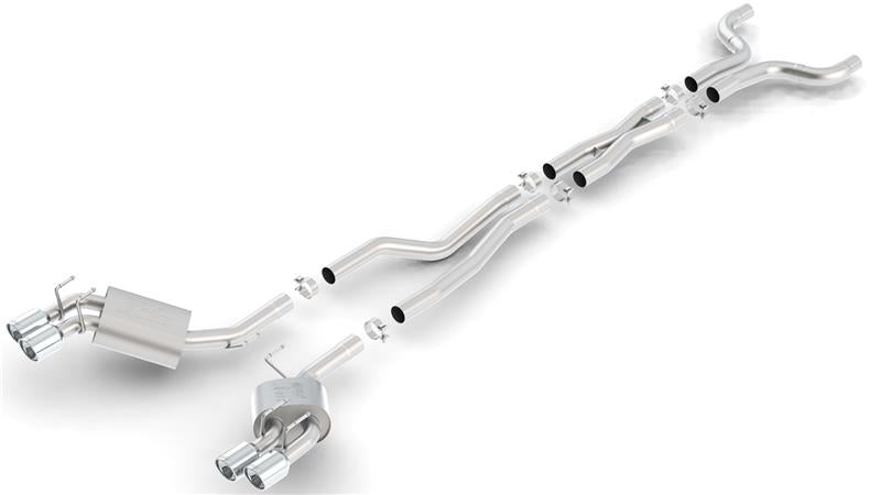 Borla 140495 12-14 Chevrolet Camaro ZL1 Coupe 6.2L 8cyl AT/MT 6spd RWD Aggressive ATAK Catback Exhaust - #140495