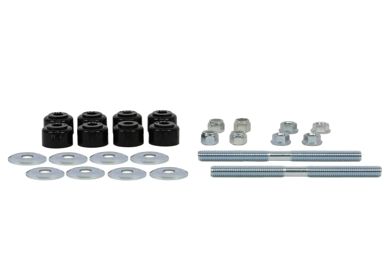 Whiteline W21806S Universal Sway Bar Link Threaded Rod with Poly Bushings 140mm