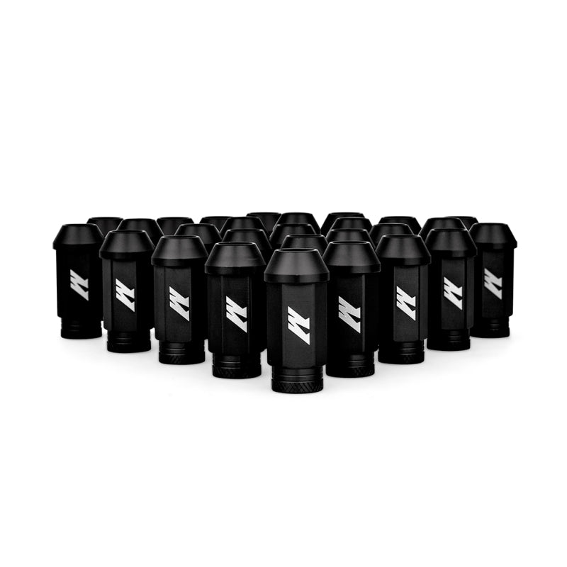 Mishimoto Aluminum Locking Lug Nuts M12x1.5 27pc Set Black - #MMLG-15-27LBK