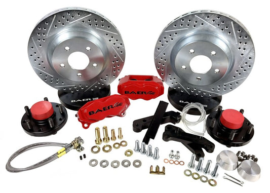 Baer Brakes 64-72 Buick Skylark STD Studs 13in SS4 Front SDZ Brake Kit - Grabber Blue