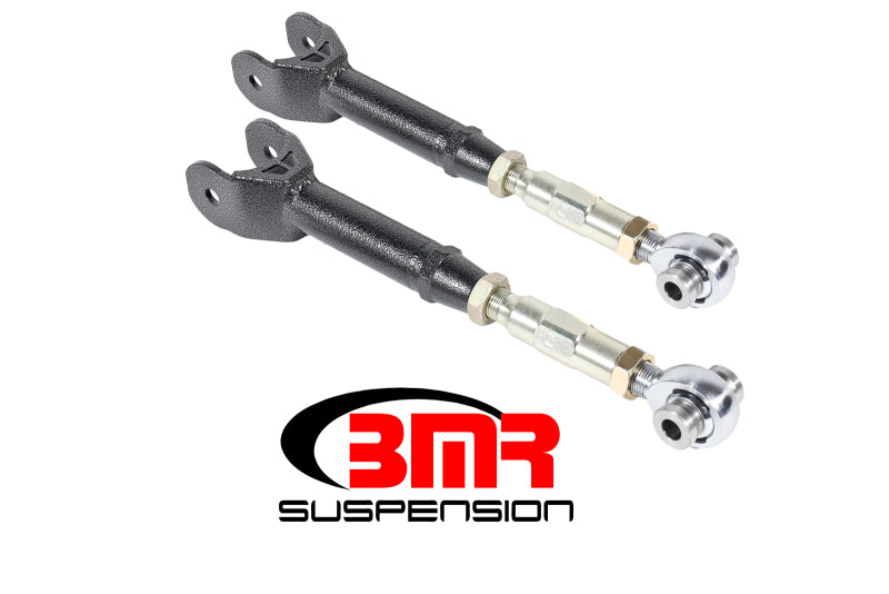 BMR 16-24 6th Gen Camaro Lower Trailing Arms w/ On-Car Adj. Rod Ends - Black Hammertone