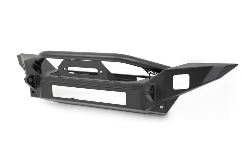 DV8 Offroad 18-23 Jeep Wrangler JL / 20-23 Jeep Gladiator JT FS-7 Mid-Width Winch Front Bumper - #FBJL-07