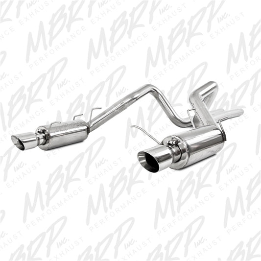 MBRP Ford Mustang GT 5.0L Street Version T409 3in Cat Back Exhaust