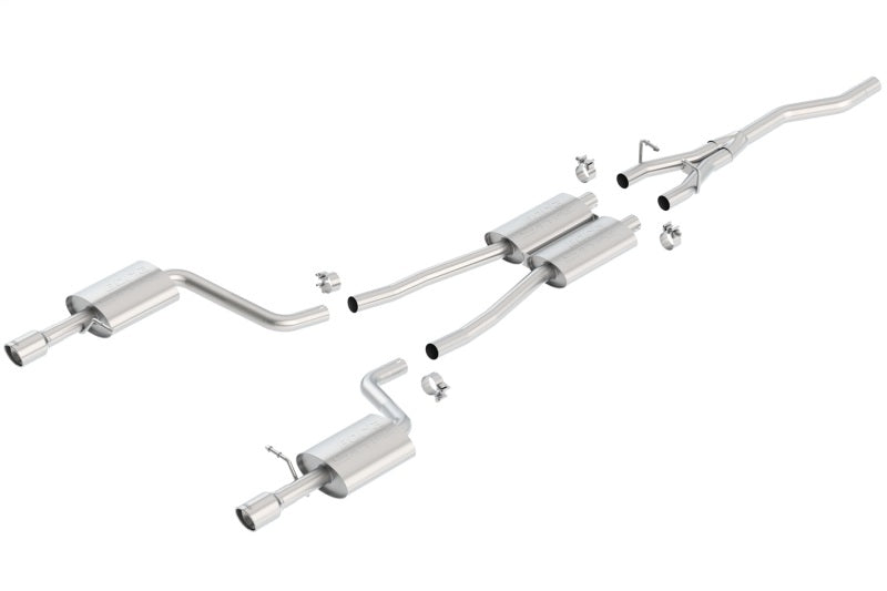 Borla 140100 Cat Back system for 02-08 Audi A4 Quattro 2.0L 4cyl - #140100