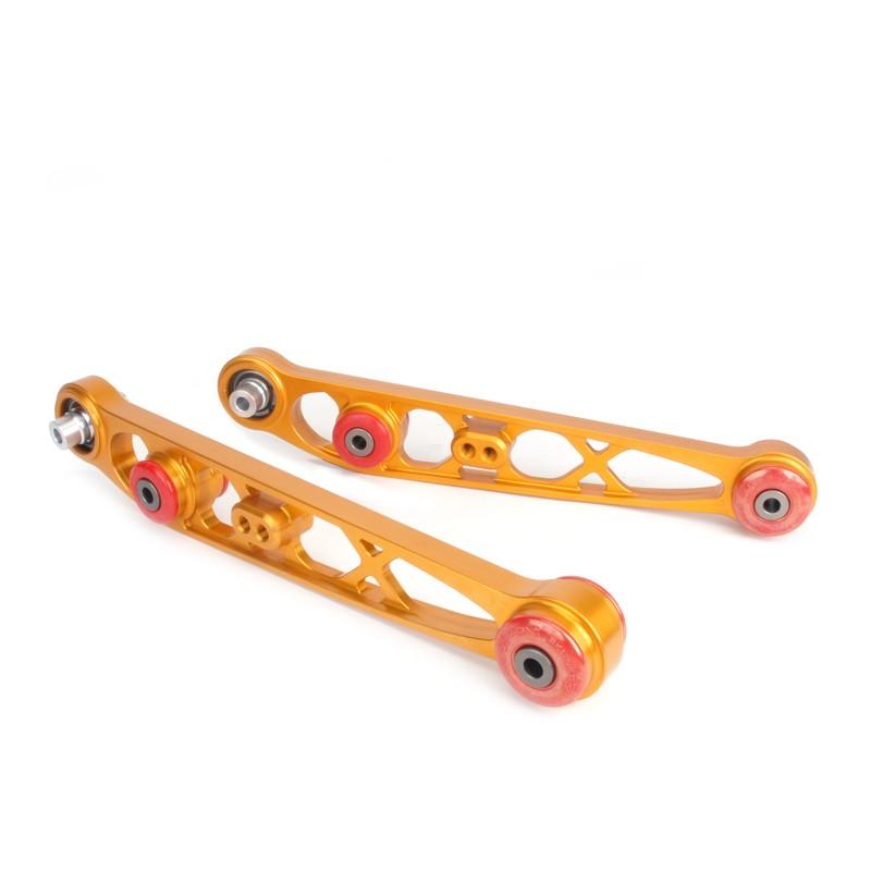 Skunk2 Honda/Acura EG/DC Alpha Series Rear Lower Control Arm Set - Clear