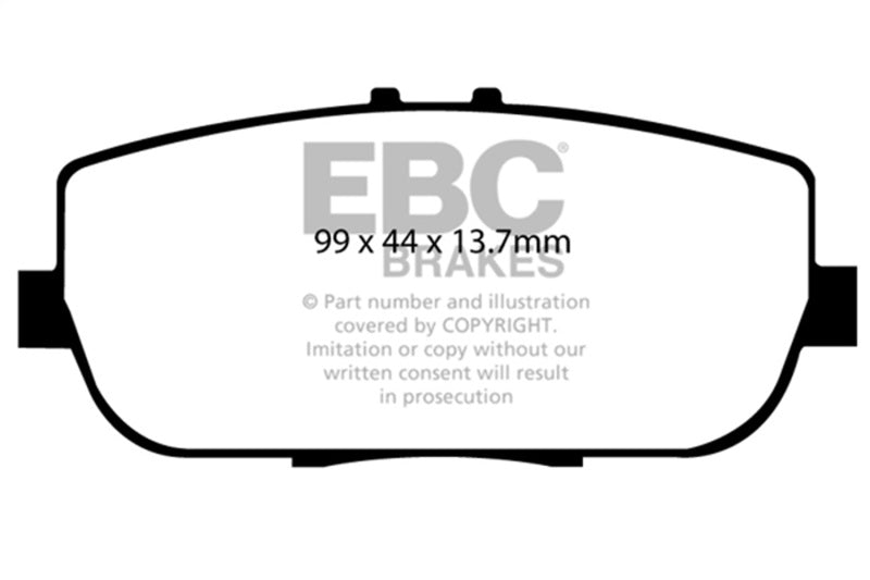 EBC 2016-2021 Fiat 124 Spider 1.4T Bluestuff Rear Brake Pads DP51775B