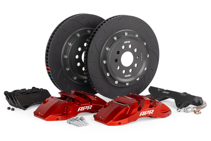 APR 22-26 Audi S3/22-24 VW GTI/Golf R 370x34mm 6-Piston Big Brake Kit (MQBEVO 355mm) - Front - Red