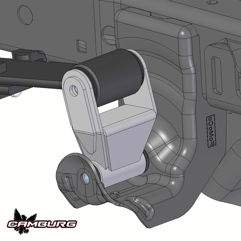 Camburg Engineering CAM-120017 MIG Welded Leaf Spring Shackle Kit Stock Length for 2004-2014 Ford F-150