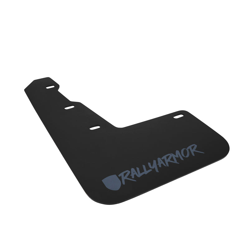 Rally Armor UR Mud Flaps - 2015-2021 Subaru WRX / WRX STI - Black/Grey Logo - #MF32-UR-BLK/GRY-X