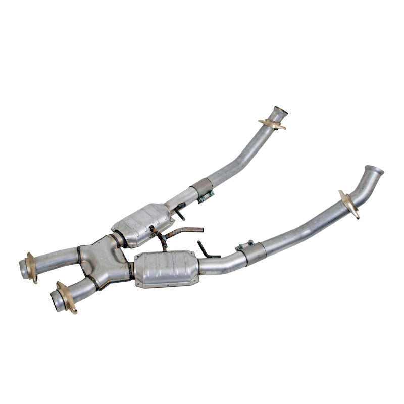 BBK Performance 1662 High Flow X-Pipe with Catalytic Converters (2-1/2 in) for 1986-1993 Ford Mustang 5.0L