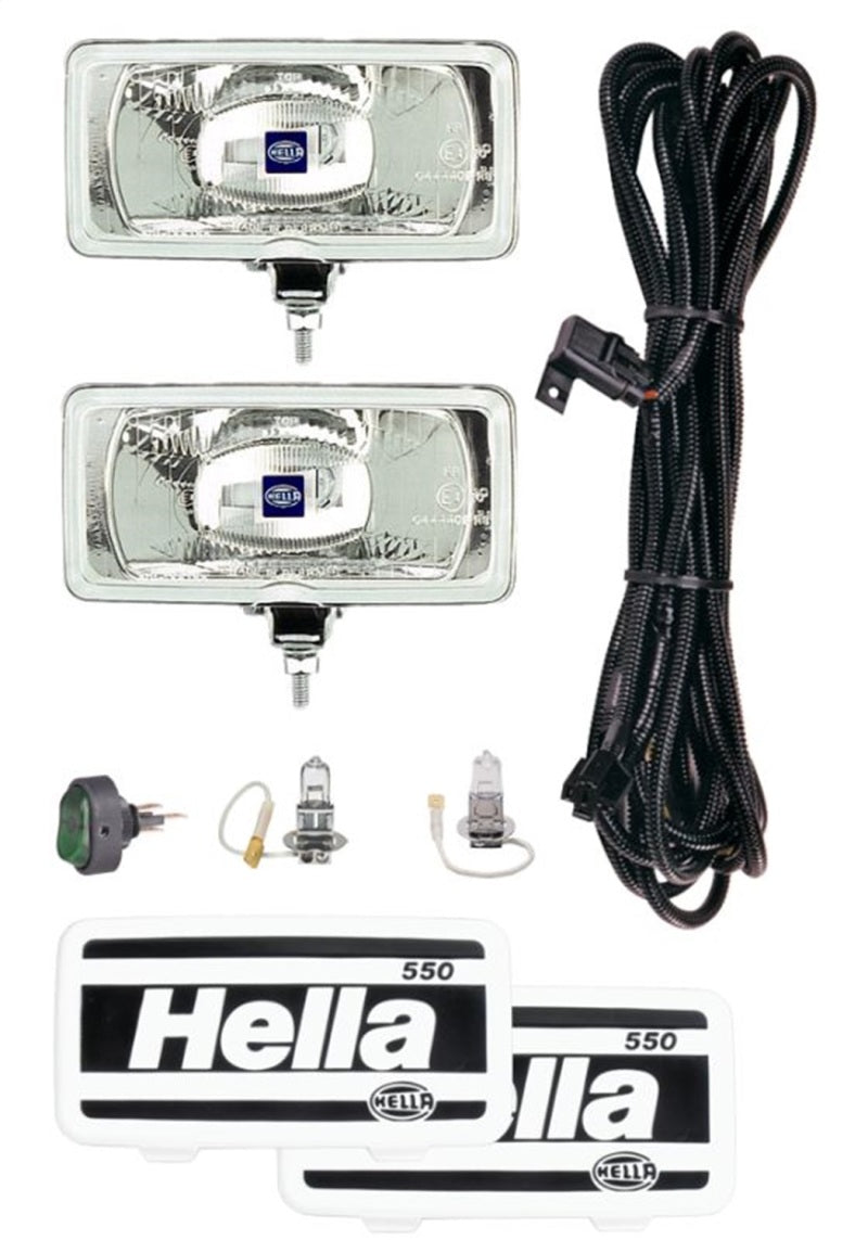 HELLA 005700691 550 Series 12V/55W Halogen Driving Lamp Kit