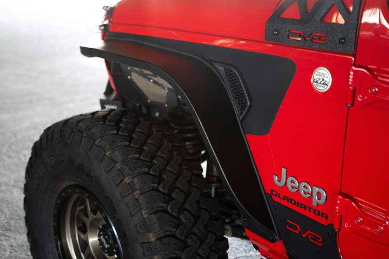 DV8 Offroad 20-23 Jeep Gladiator JT Slim Fender Flares - #FDGL-07
