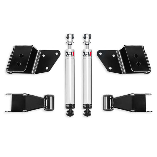 QA1 99-06 Chevrolet Silverado 1500 2WD Short Bed Double Adjustable 2-4in Rear Drop Kit