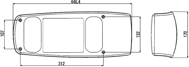 HELLA 007502217 Caraluna I Multifunction Rear Combination Lamp 12V