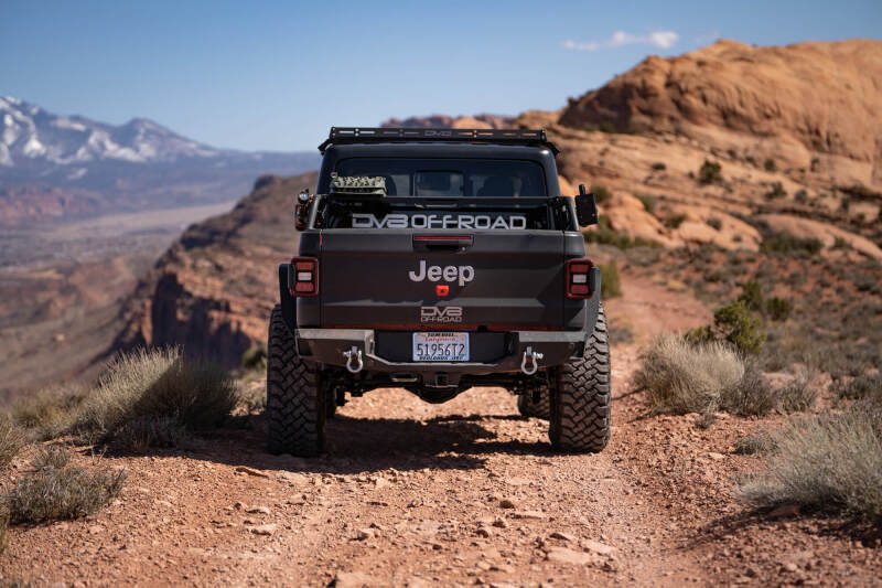 DV8 Offroad 07-18 Jeep Wrangler JK 4 DR / JL 2 DR & JT / 18+ Gladiator Roof Rack - #RRJL-02