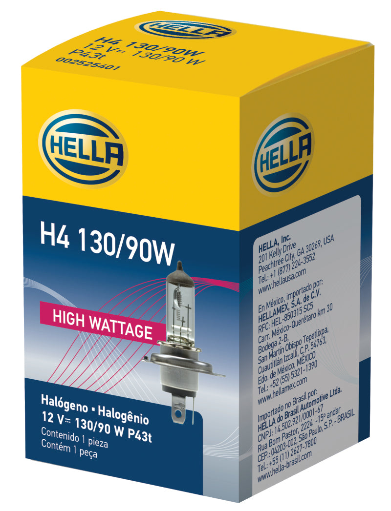 HELLA H4 12V 130/90W Halogen Headlight Bulb