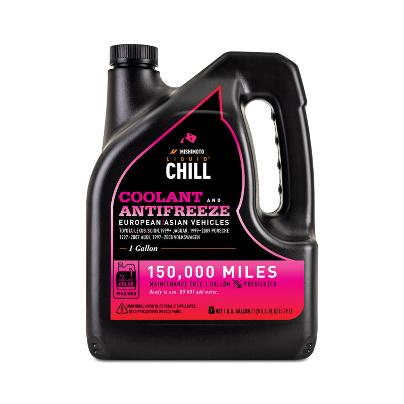 Mishimoto Liquid Chill EG Coolant, European/Asian Vehicles, Pink/Red - #MMRA-LC-EG-PK