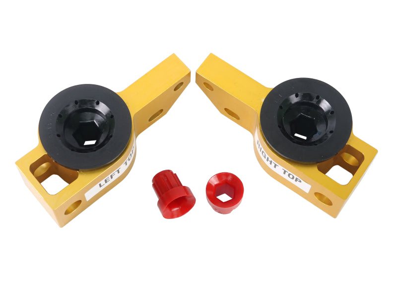 Whiteline KCA316 Front Lower Control Arm Anti-dive Caster Kit for 2004-2014 Audi A3, 2004-2013 Audi A3 Quattro, 2007-2016 Volkswagen Eos and More
