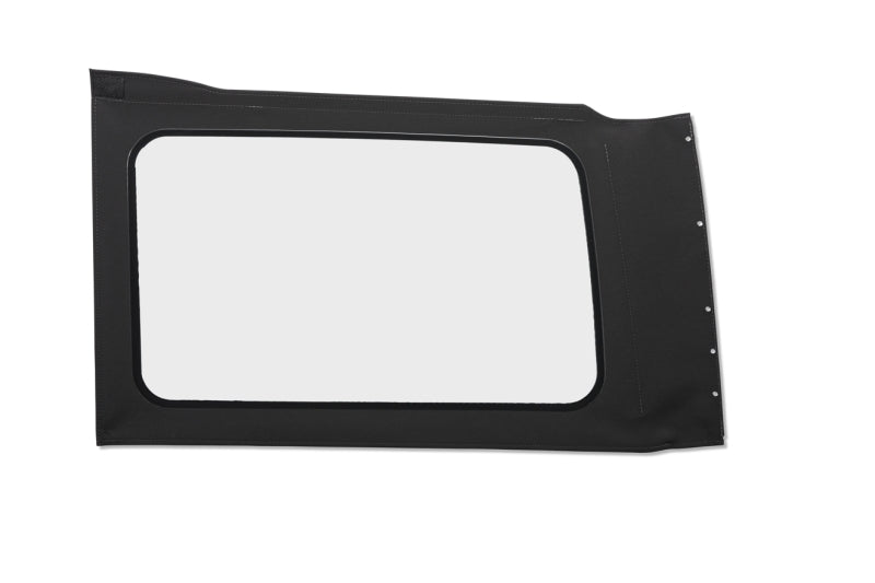 Bestop 18-26 Jeep Wrangler JL Oe JL Replacement Windows (Quarter Left Hand 4-Door Black Twill Clear)