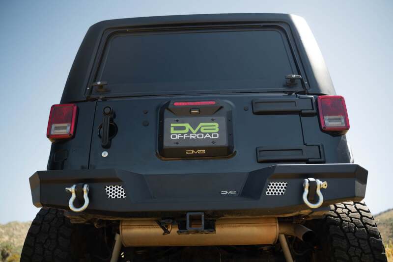 DV8 Offroad 07-18 Jeep Wrangler JK Spare Tire Delete - #TSJK-01