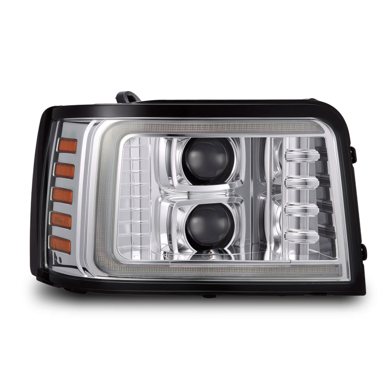 AlphaRex 880379 Projector Headlights, Chrome with Activation Light, Sequential Signal