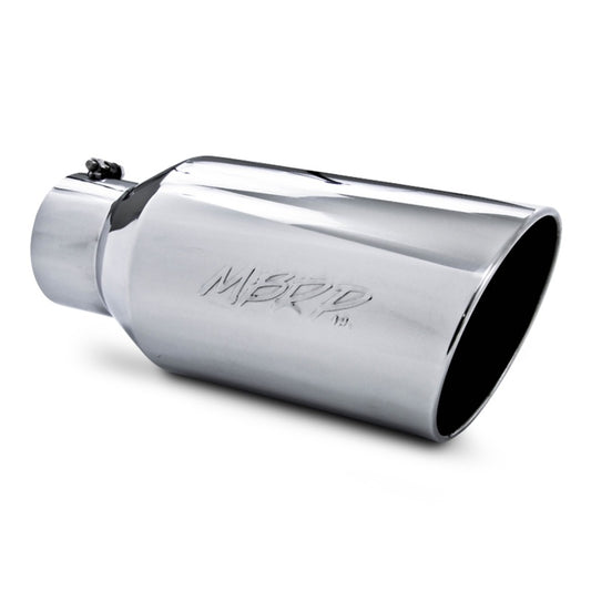 MBRP T5129 8in T304 SS Rolled End Straight Cut Tip
