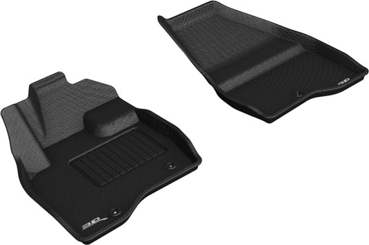 3D MAXpider Kagu Front Floor Mats for 2017-2019 Ford Explorer