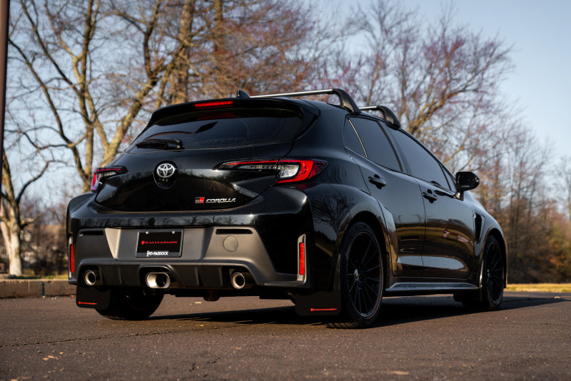 Rally Armor UR Mud Flaps - 2024-2026 Toyota GR Corolla - Black/Blue Logo - #MF89-UR-BLK-NB