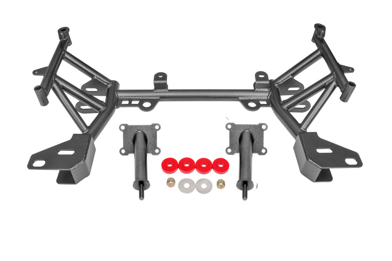 BMR 1993-2002 4th Gen F-Body K-member Low Mount Turbo LS1 Motor Mounts Standard Rack Mounts - Black